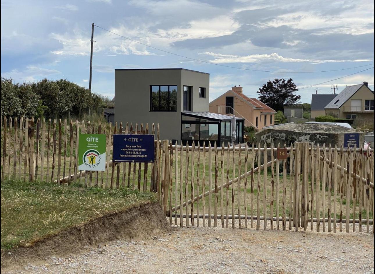 Face Aux Isles Vila Saint-Marcouf Exterior foto